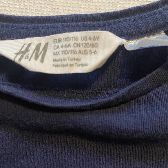 H&M Toddler Girl Peppa Pig Flip Sequence Cotton Short Sleeve Shirt (Sz 4-6Y) - Picture 3 of 8